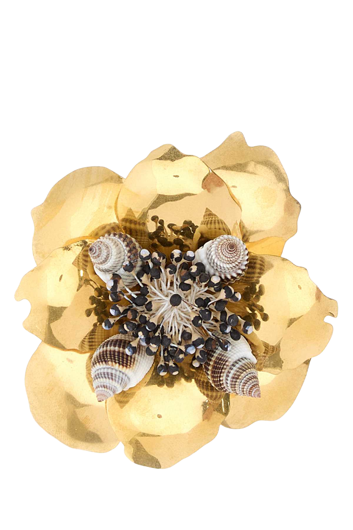 Brooch - Big | Jardin Aqu Antiquebrassmulticolor Spille