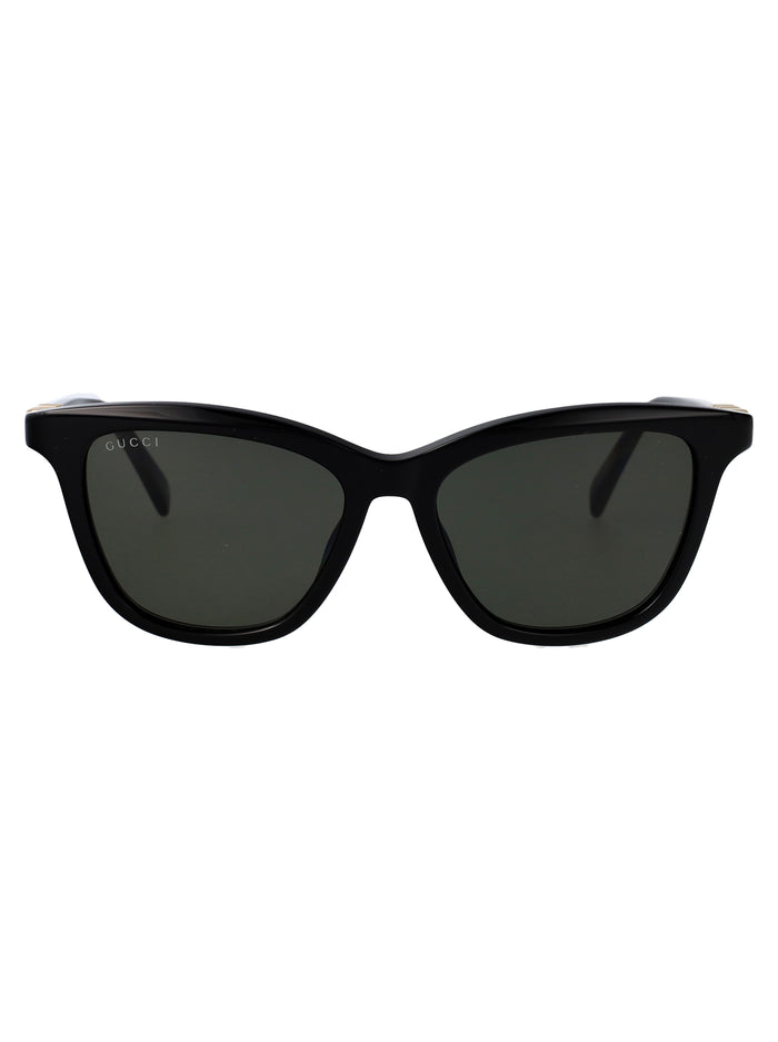 Gg2032s 001 Black-black-grey Acetate Sunglasses
