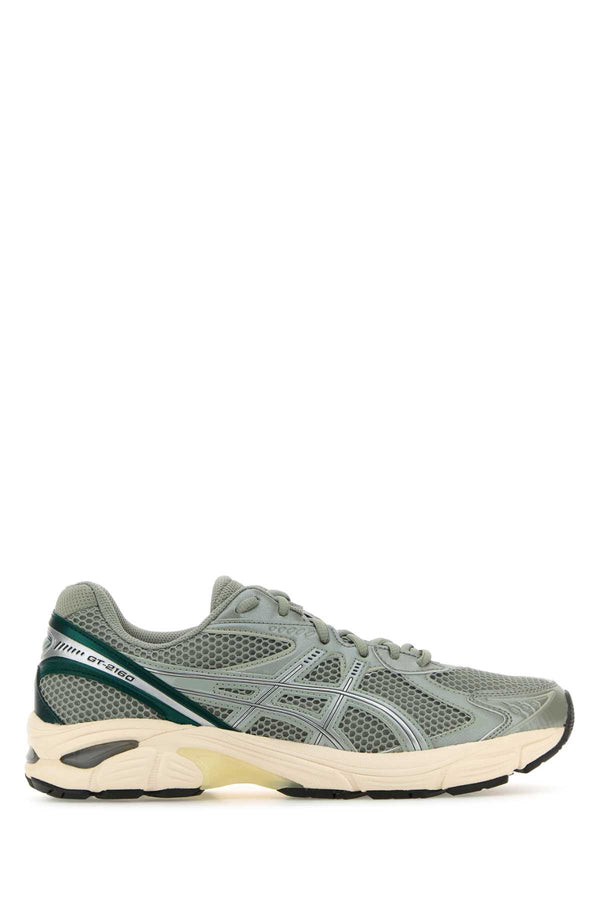 Asics Exterior: 100% Synthetic leather sneaker in green