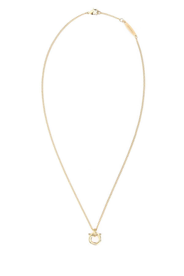 Gold Metal Gancini Necklace Orochiaro Collane