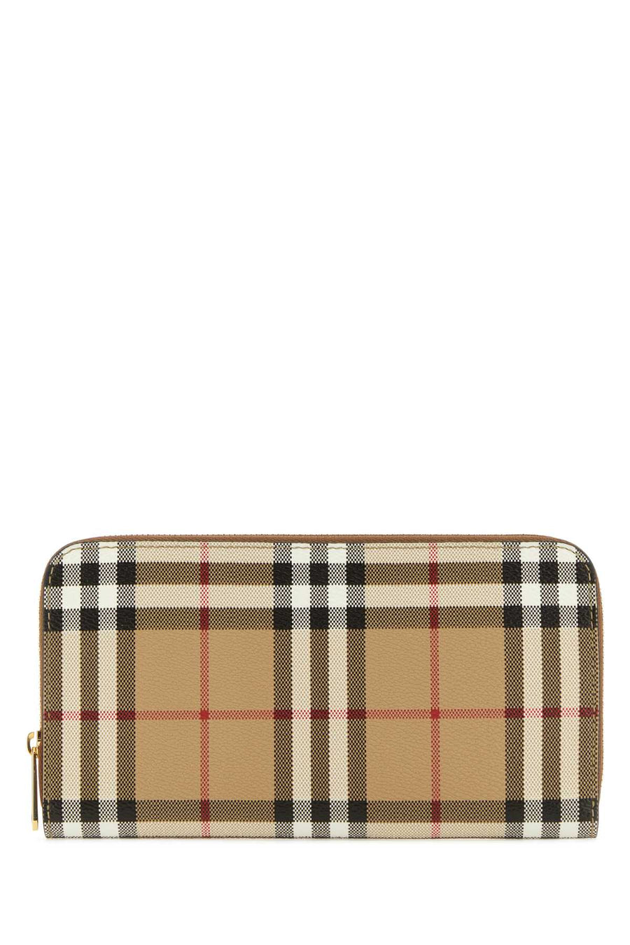 Burberry 71% Polyurethane wallet in beige