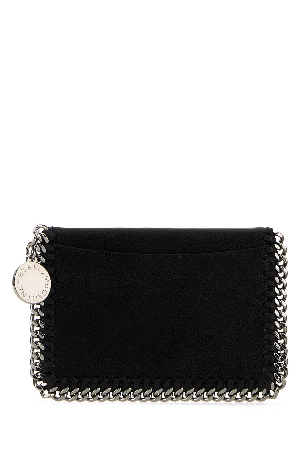 Black Polyester Portafogli