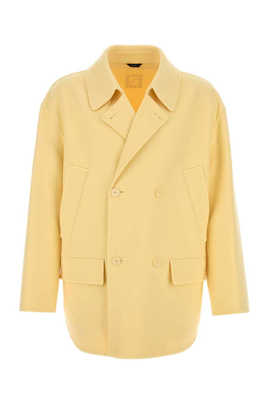 Fendi 100% Virgin wool blazer in yellow