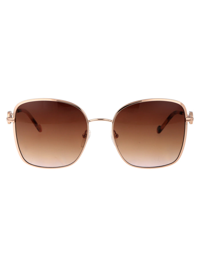 Lj155s 770 Rose Gold Metal Sunglasses