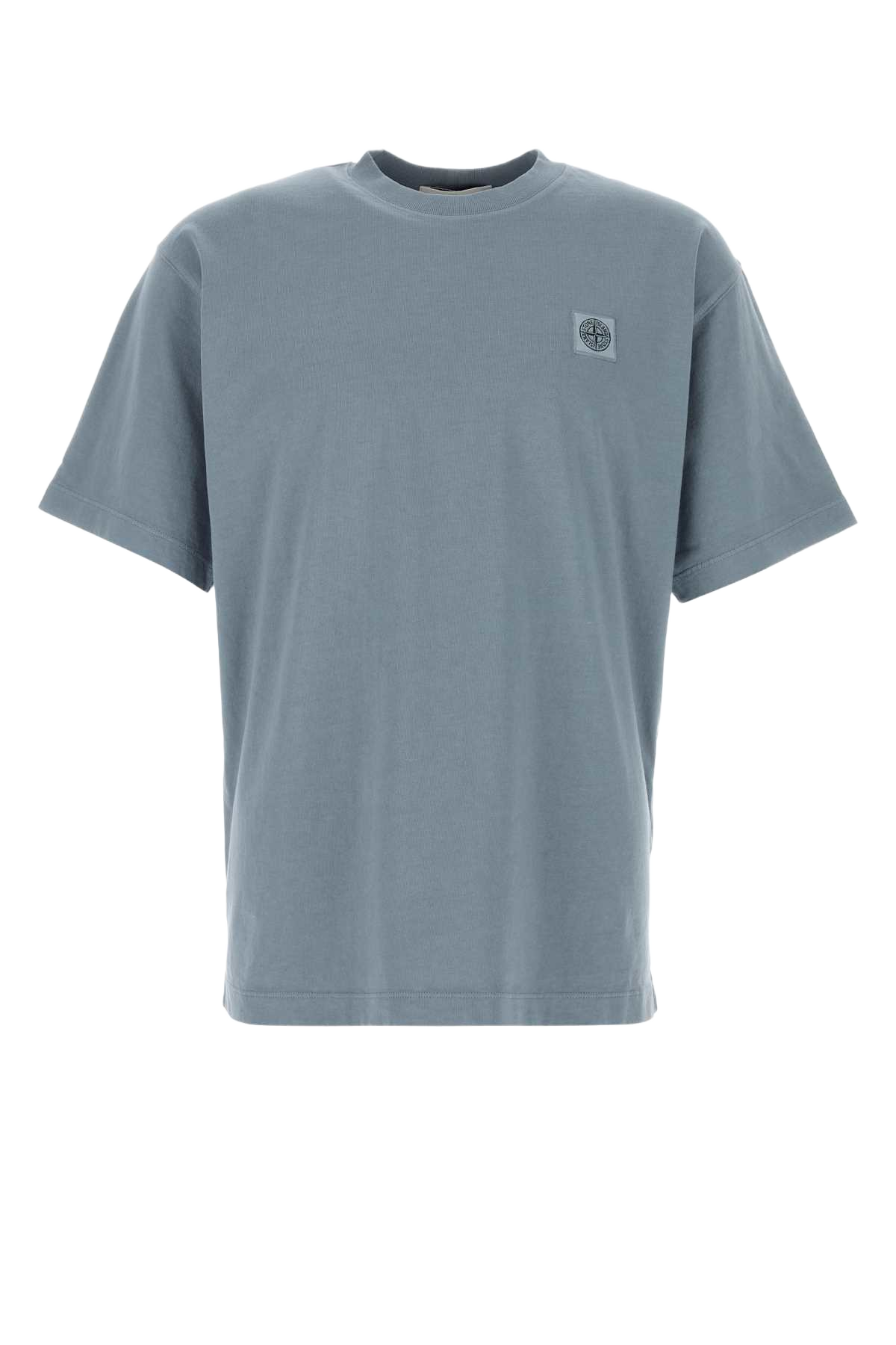 Air Force Blue Cotton T-Shirt Darkblue Garment