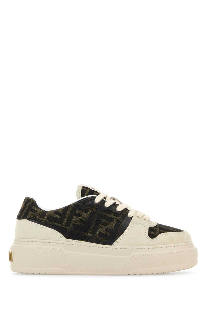 Crem+tabac.ner+ambra Sneaker