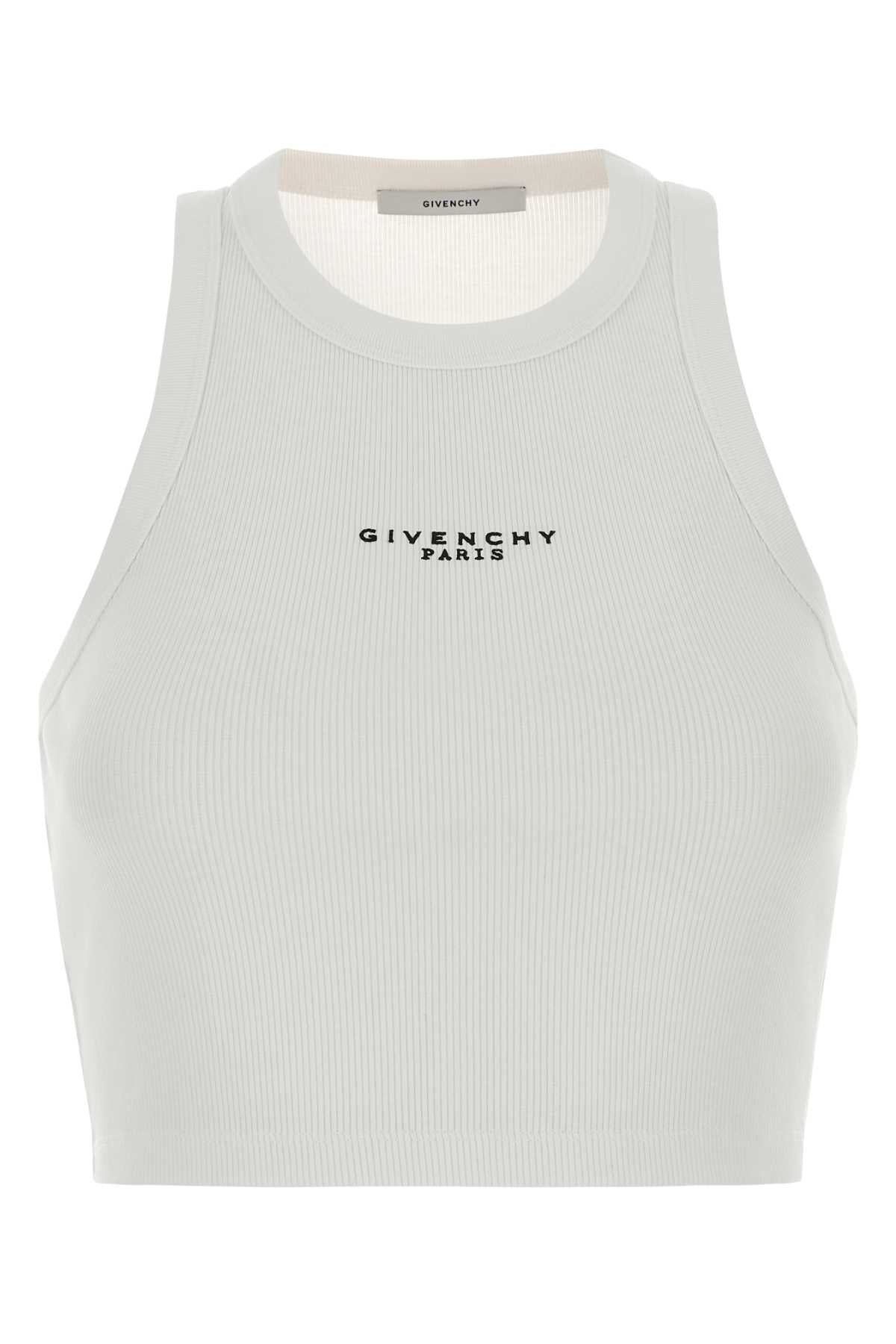 White Exterior: Cotton Elastane Maglie