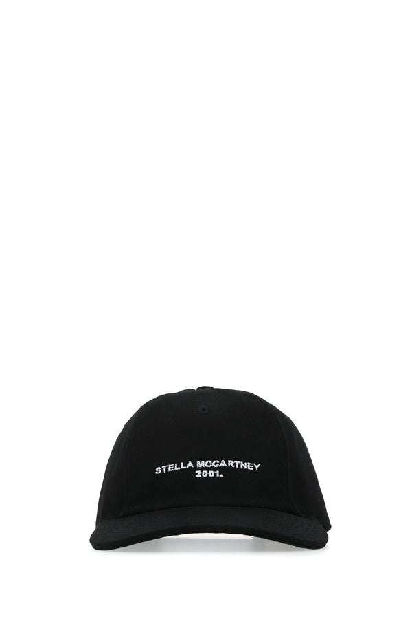 Stella McCartney 570194WP0023 Cotton baseball cap in black