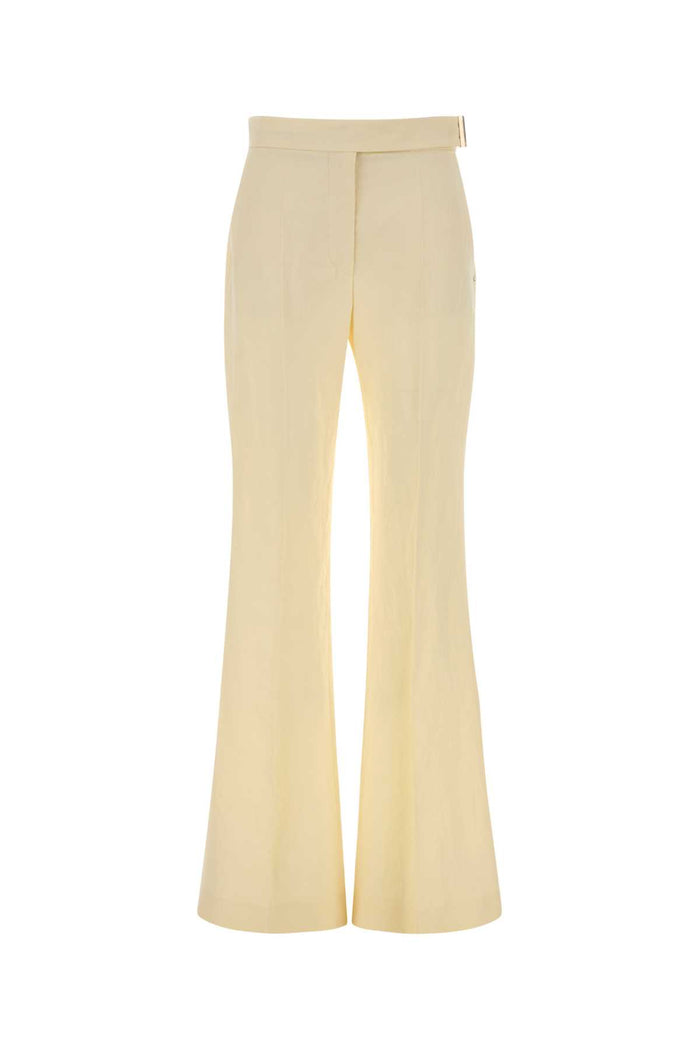 2612131093600 001 Giallo Chiaro Exterior: Viscose Paper Pantaloni