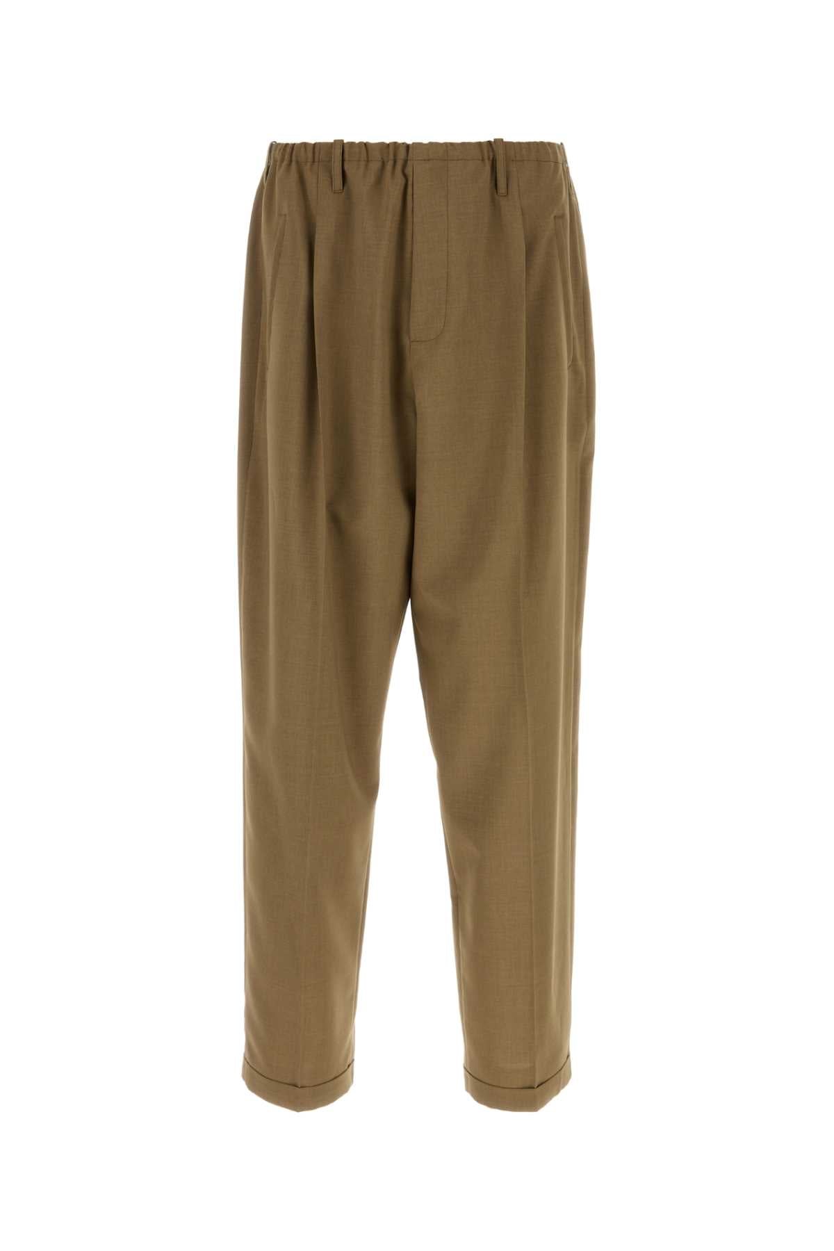 Cappuccino Twill People S Pant 26_beige Exterior: Polyester Pantaloni