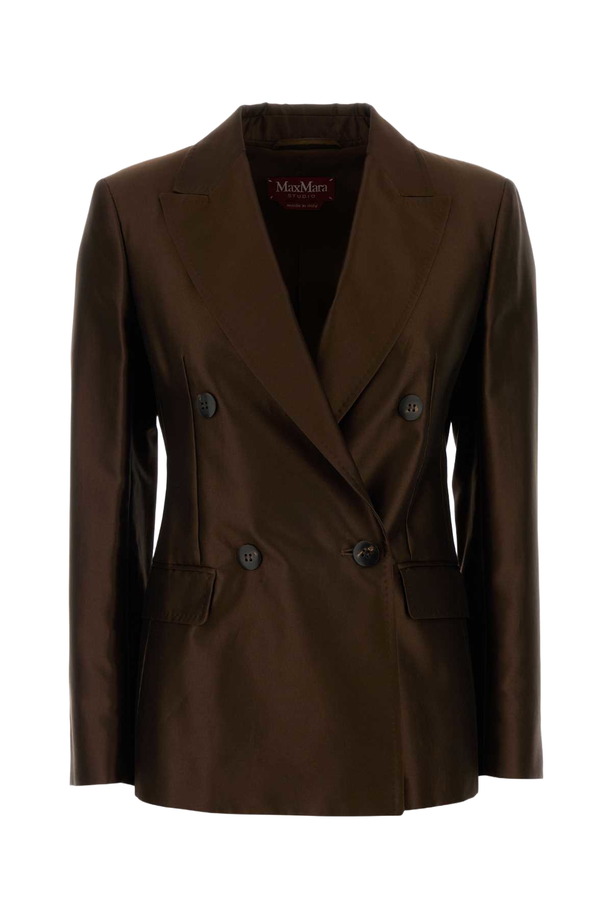 Chocolate Taffeta Peccati Blazer Cioccolato Giacche E Gilet
