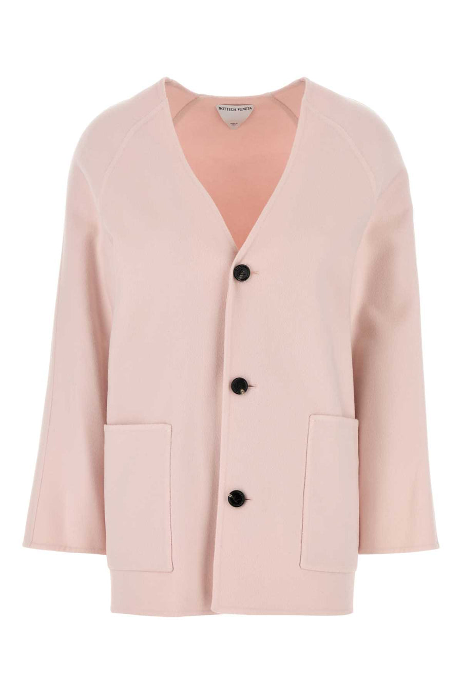 Bottega Veneta 80% Wool cardigan in pink