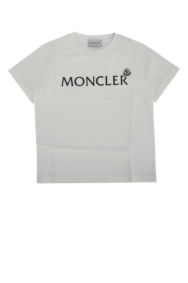 Moncler Jr Kids Cotton t-shirt in white