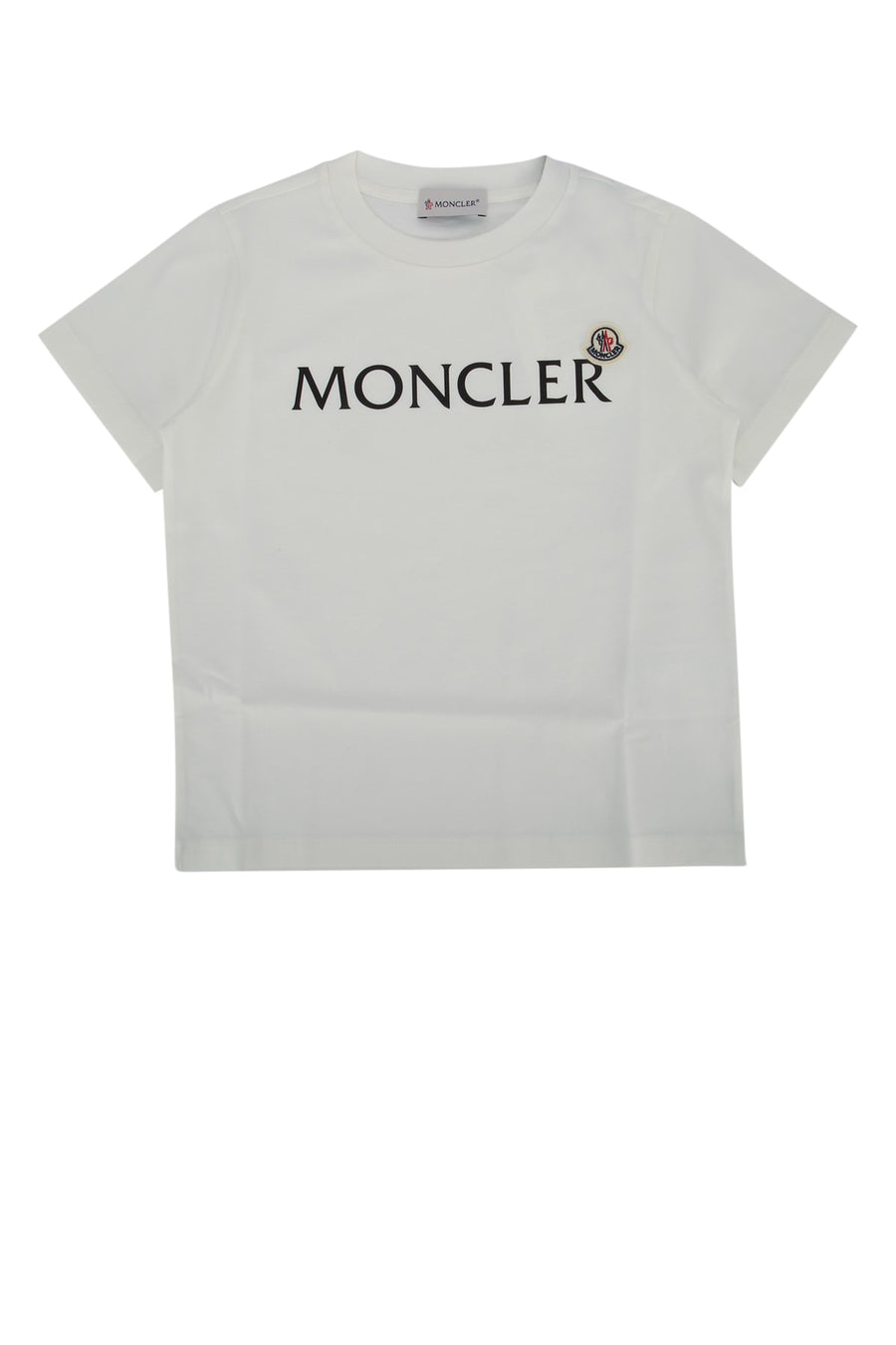 Moncler Jr Kids Cotton t-shirt in white