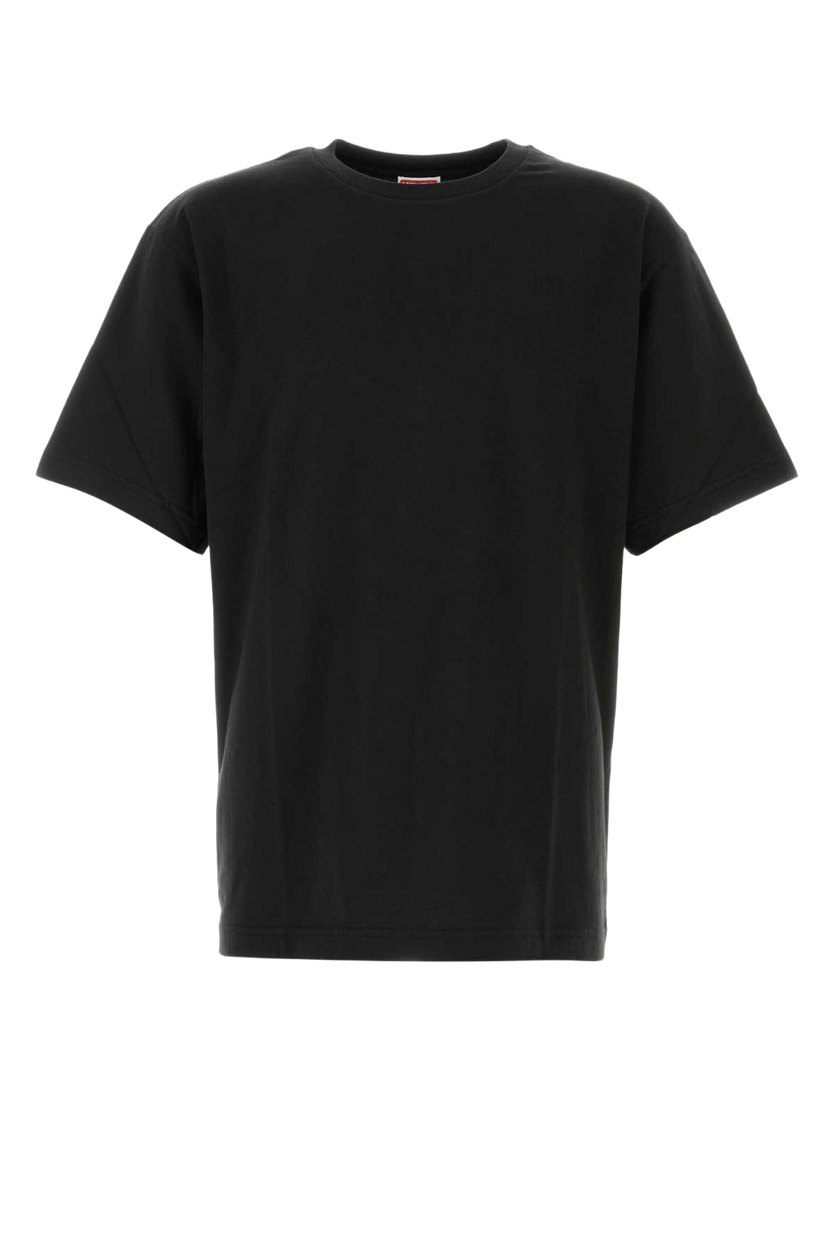 Black Cotton Oversize T-Shirt Exterior