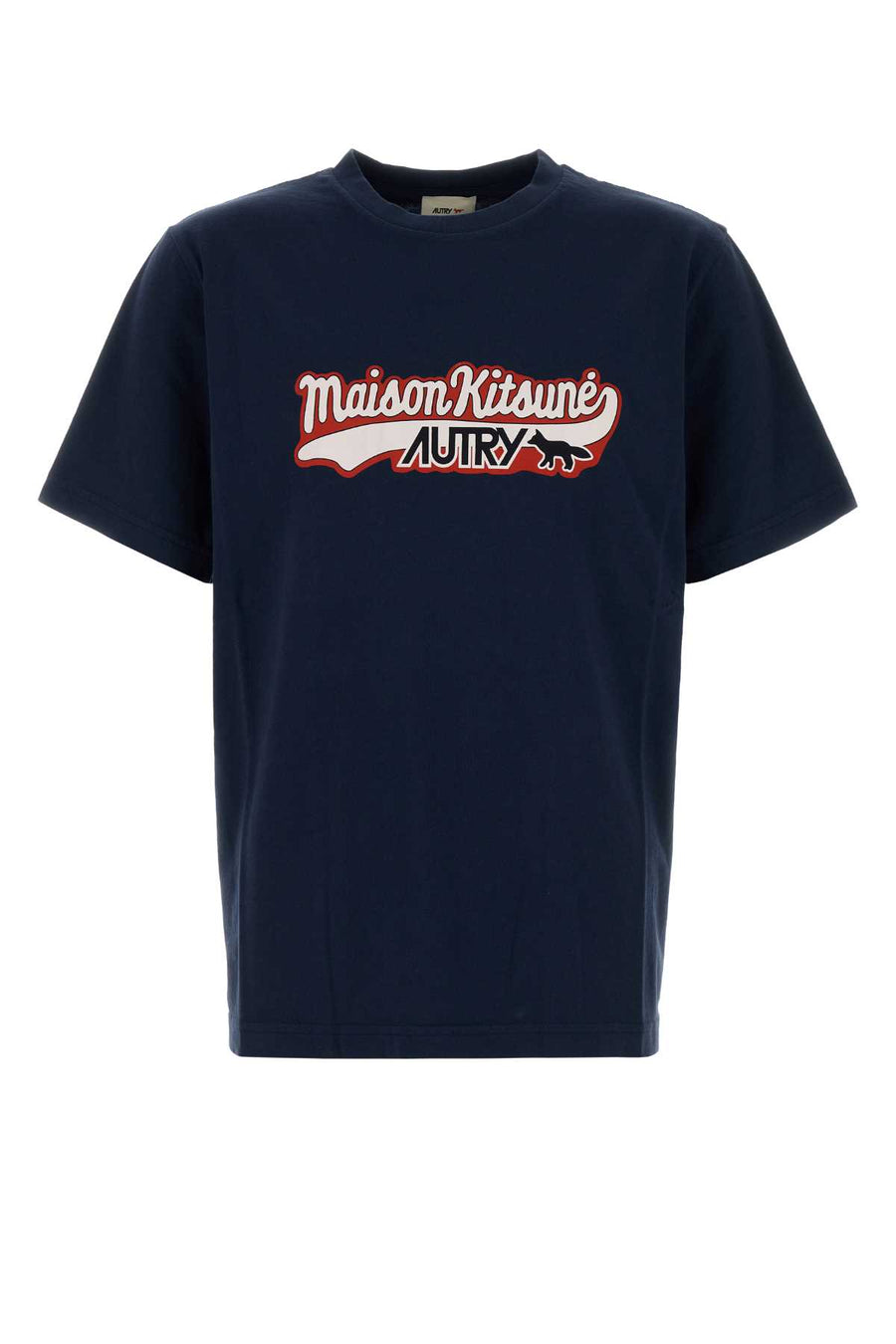 Autry Unisex 100% Cotton t-shirt in navy