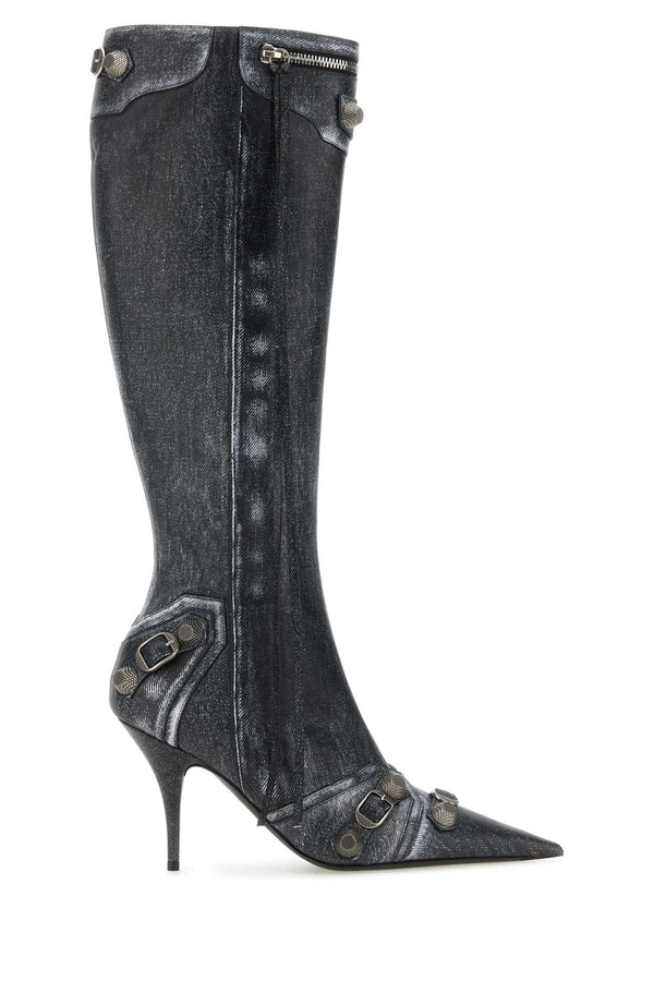 Balenciaga Exterior: 100% Lamb boot in black