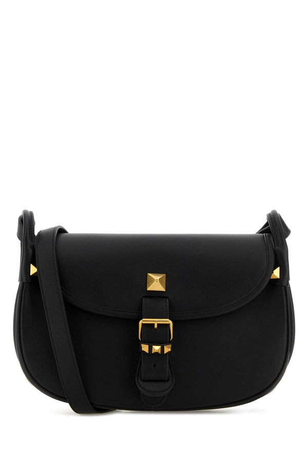 Valentino Garavani Calf leather shoulder bag in black