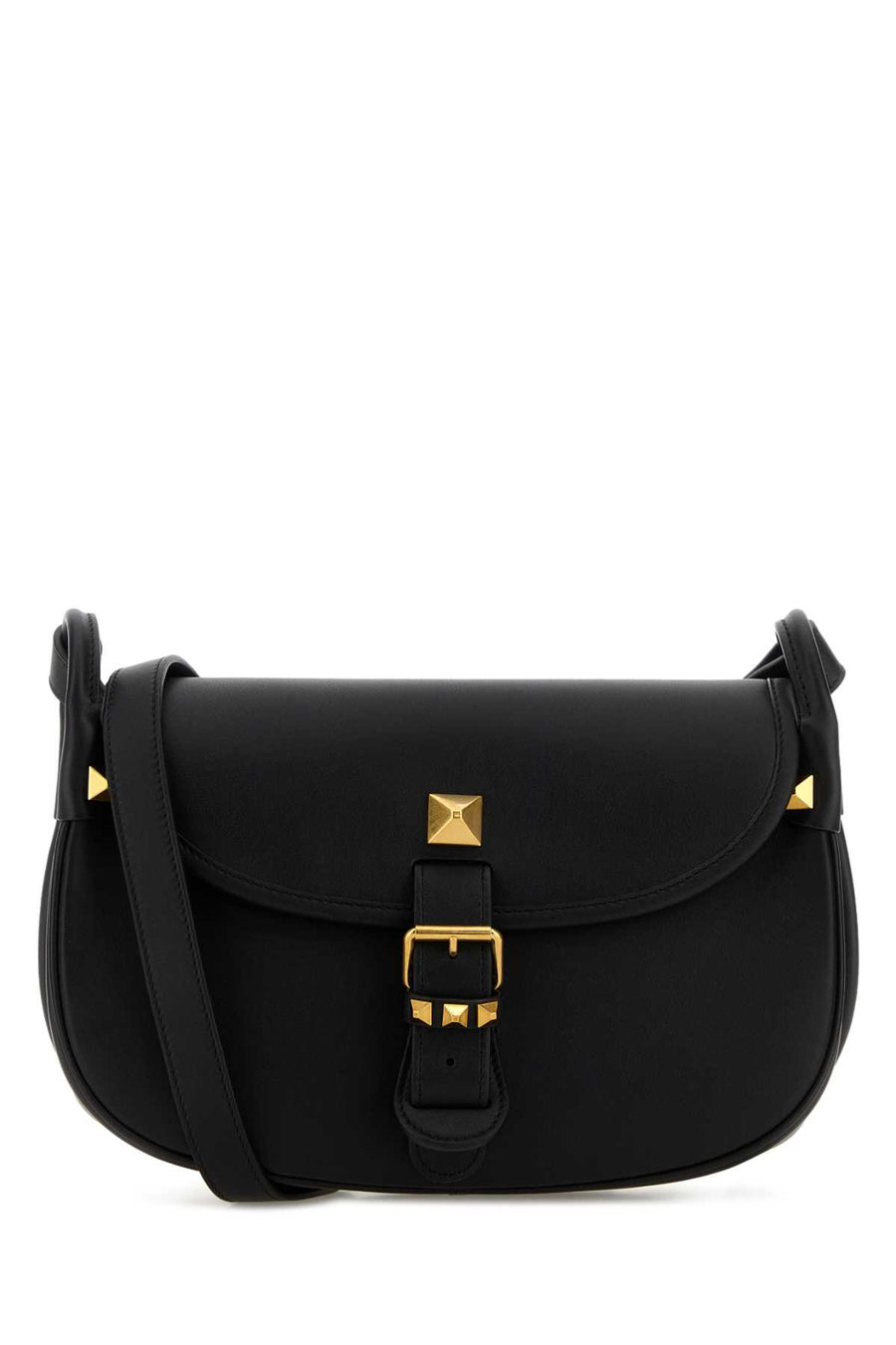 Valentino Garavani Calf leather shoulder bag in black