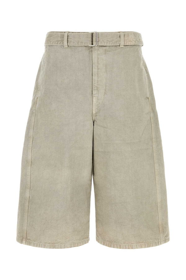 Lemaire Short 100% Cotton bermuda shorts in gray