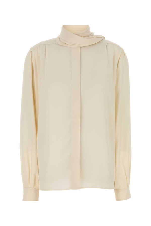 Prada 100% Silk shirt in white