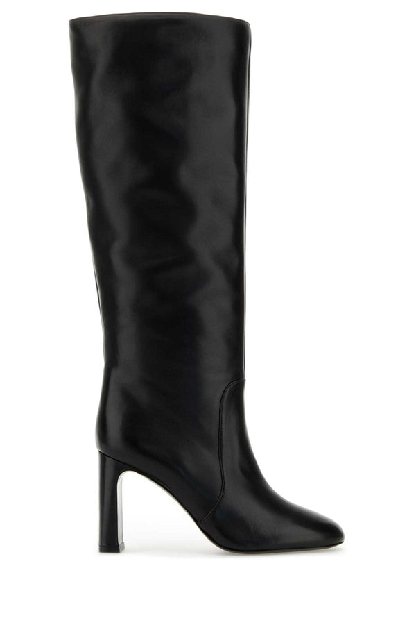 Stuart Weitzman Tubo Exterior: 100% Nappa leather; Interior: 100% Leather boot in black