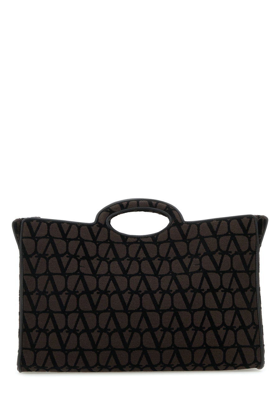 Valentino Garavani 37% Viscose top handle bag in black