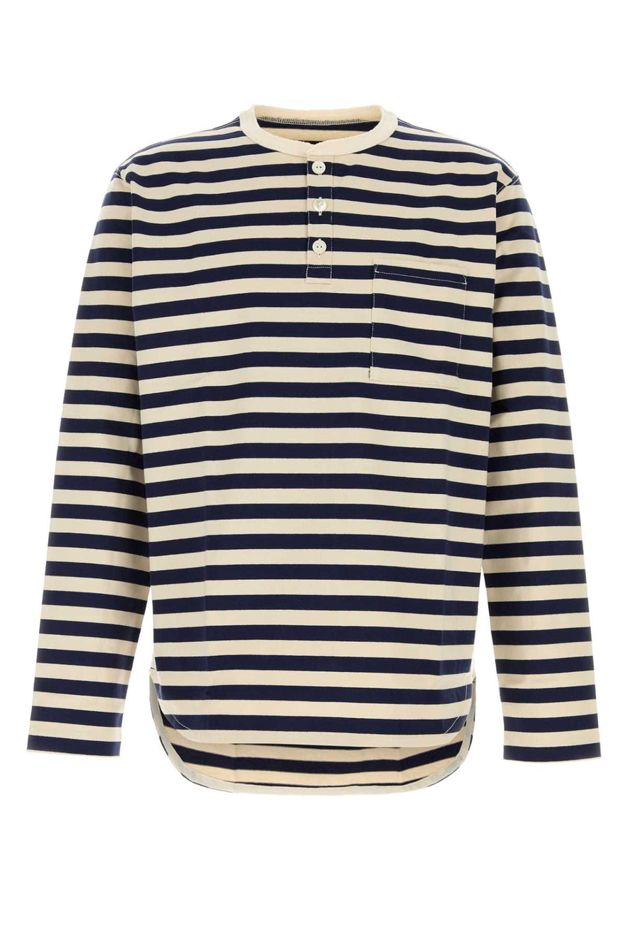 Junya Watanabe Sleeve 100% Cotton t-shirt in navy