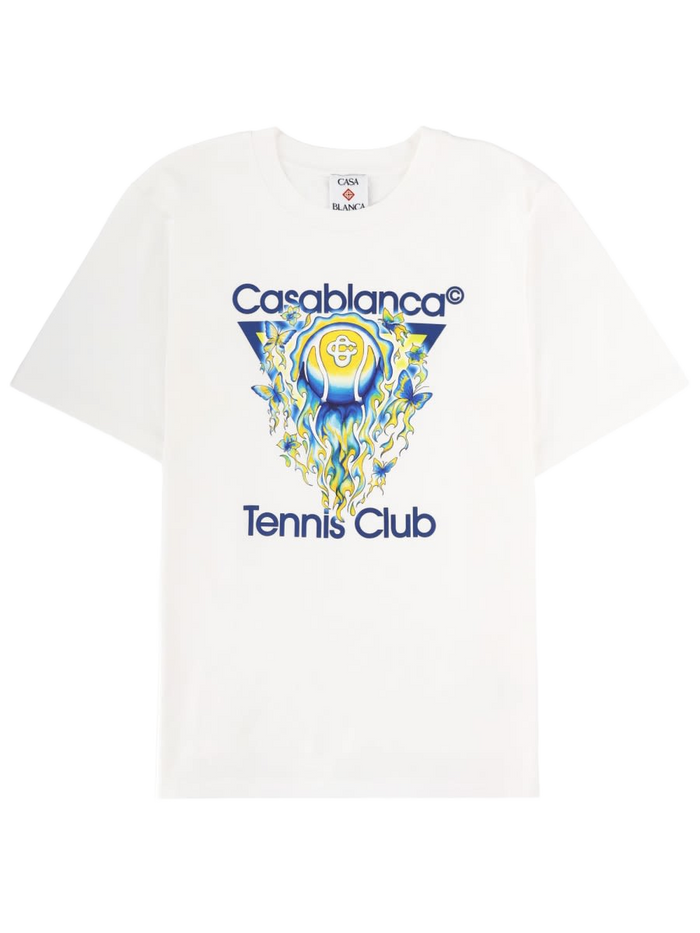 T-Shirt With Print White Organic Cotton T-shirts