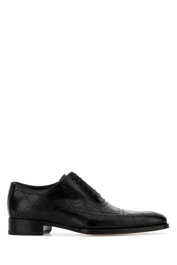 Gucci Exterior: 100% Leather oxford in black