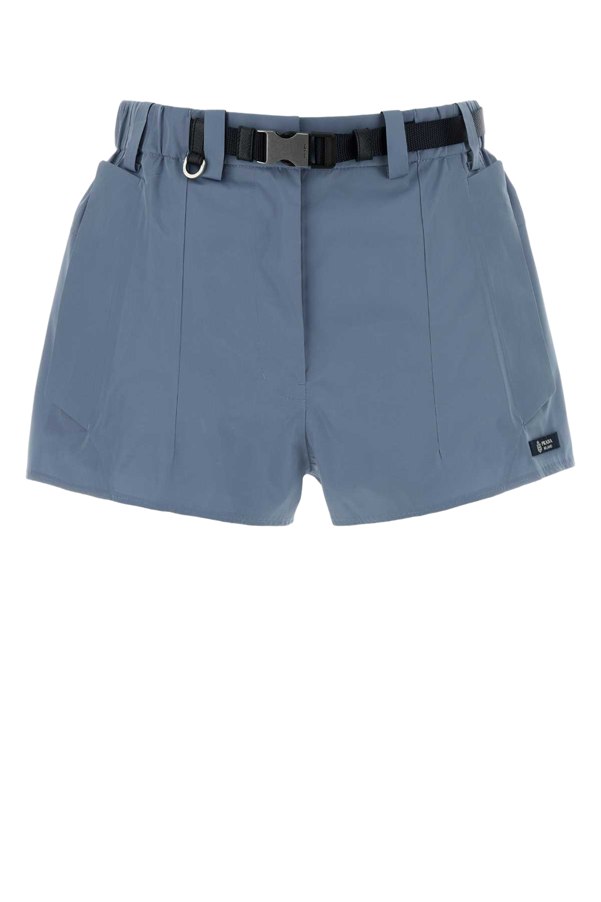 Cerulean Blue Canvas Shorts Astrale