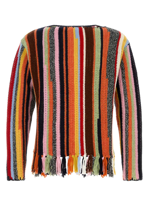 Prada 95% Virgin wool sweater in multicolor