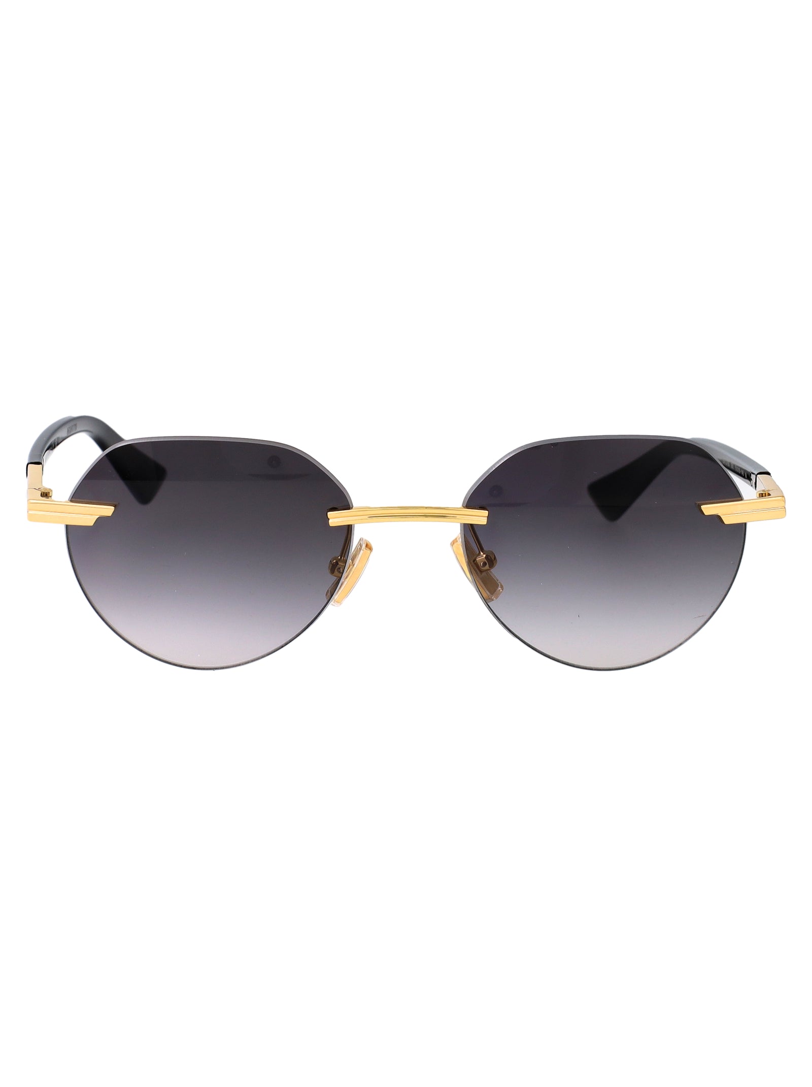 Bv1379s 001 Gold-gold-grey Metal Sunglasses