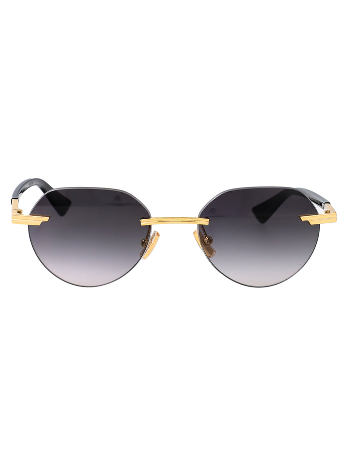 Bv1379s 001 Gold-gold-grey Metal Sunglasses