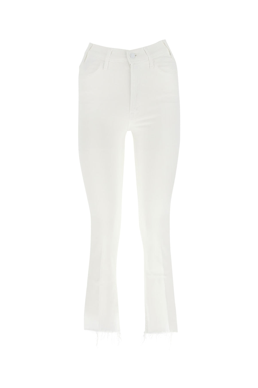 Mother Hustler 100% Cotton jeans in white