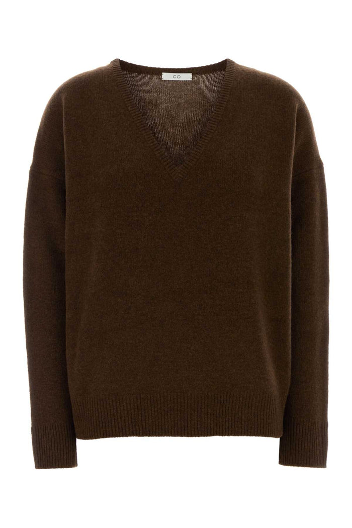 Brown Cashmere Sweater Exterior: Maglieria