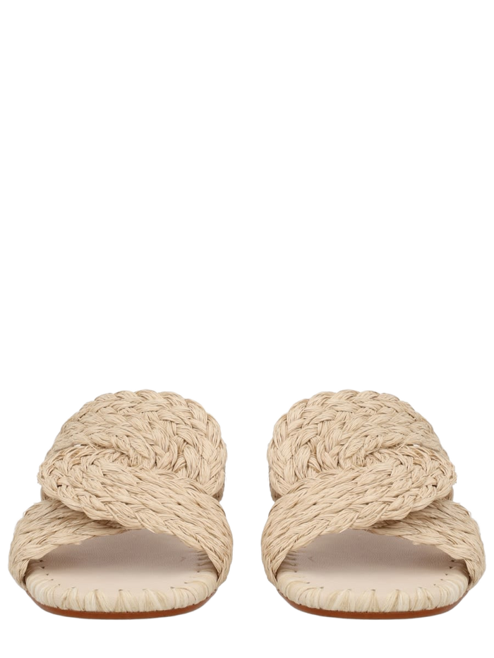 Sandal Padme Ivory Polyprolyene Raffia