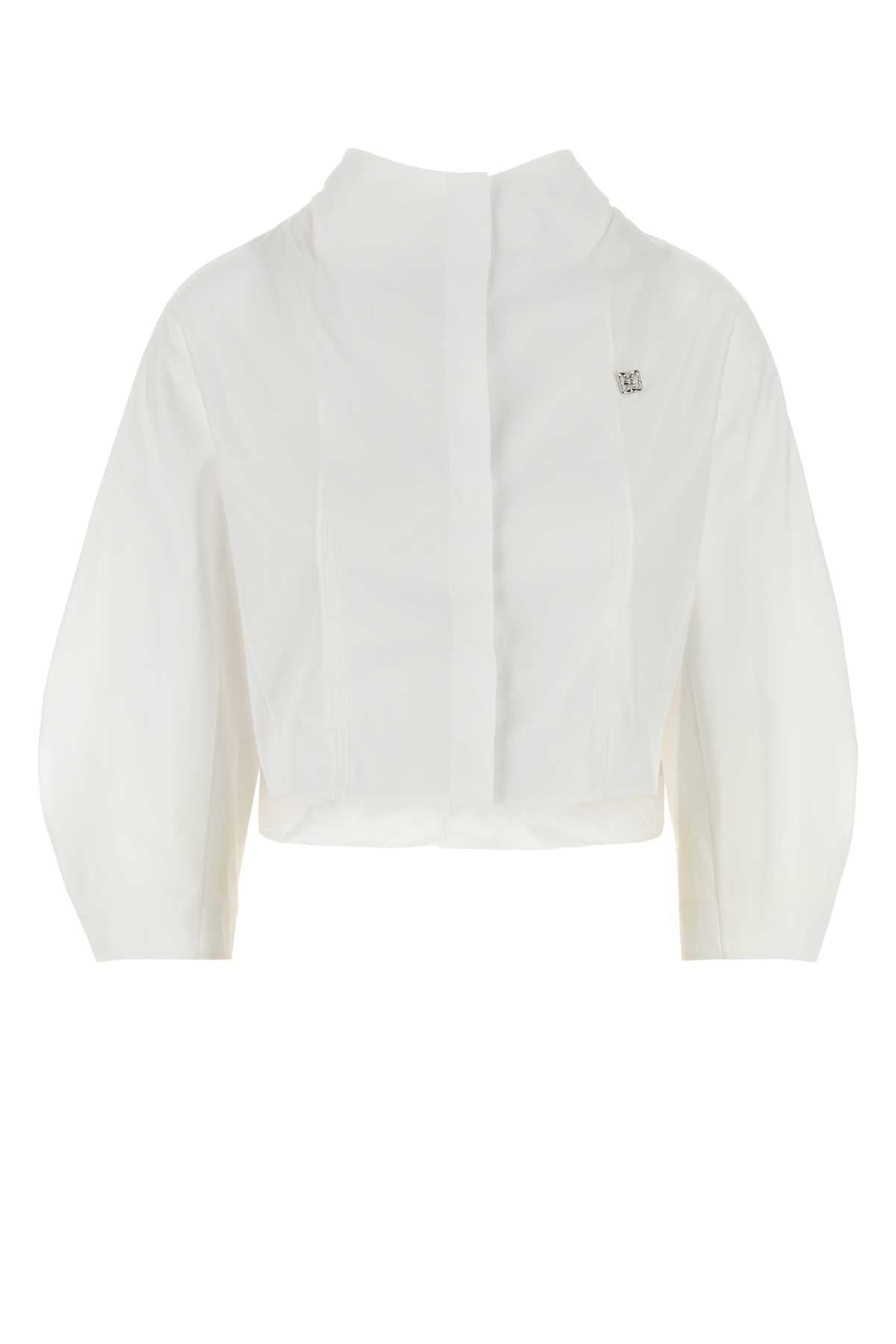 White Poplin Shirt Exterior: Cotton Camicie