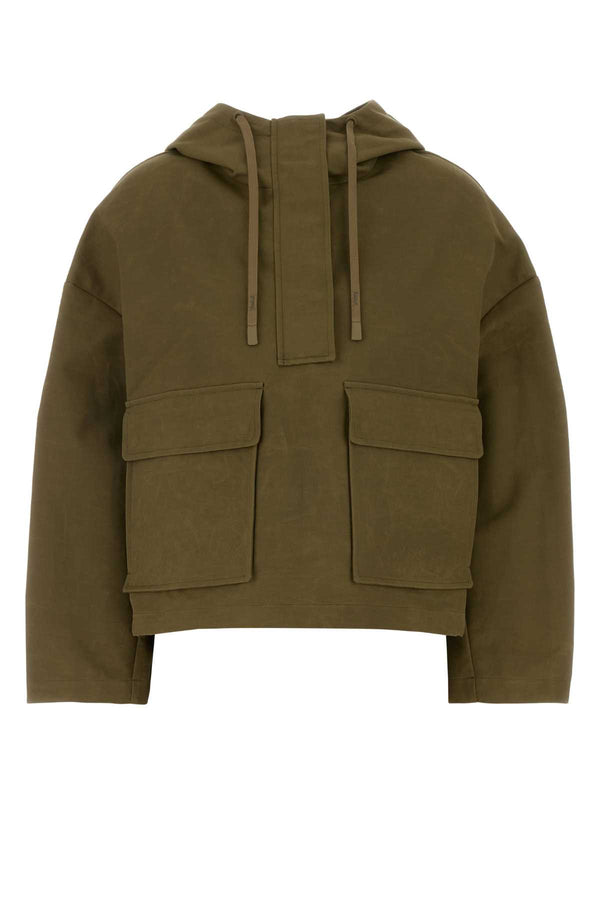 Herno Laminar 72% Cotton 28% Nylon jacket in green