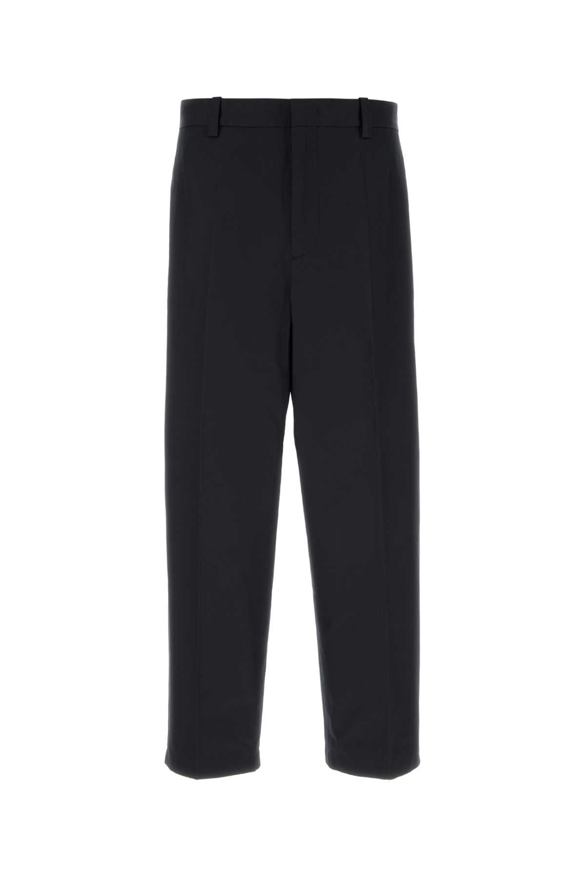 Midnight Blue Cotton Pant Pantaloni
