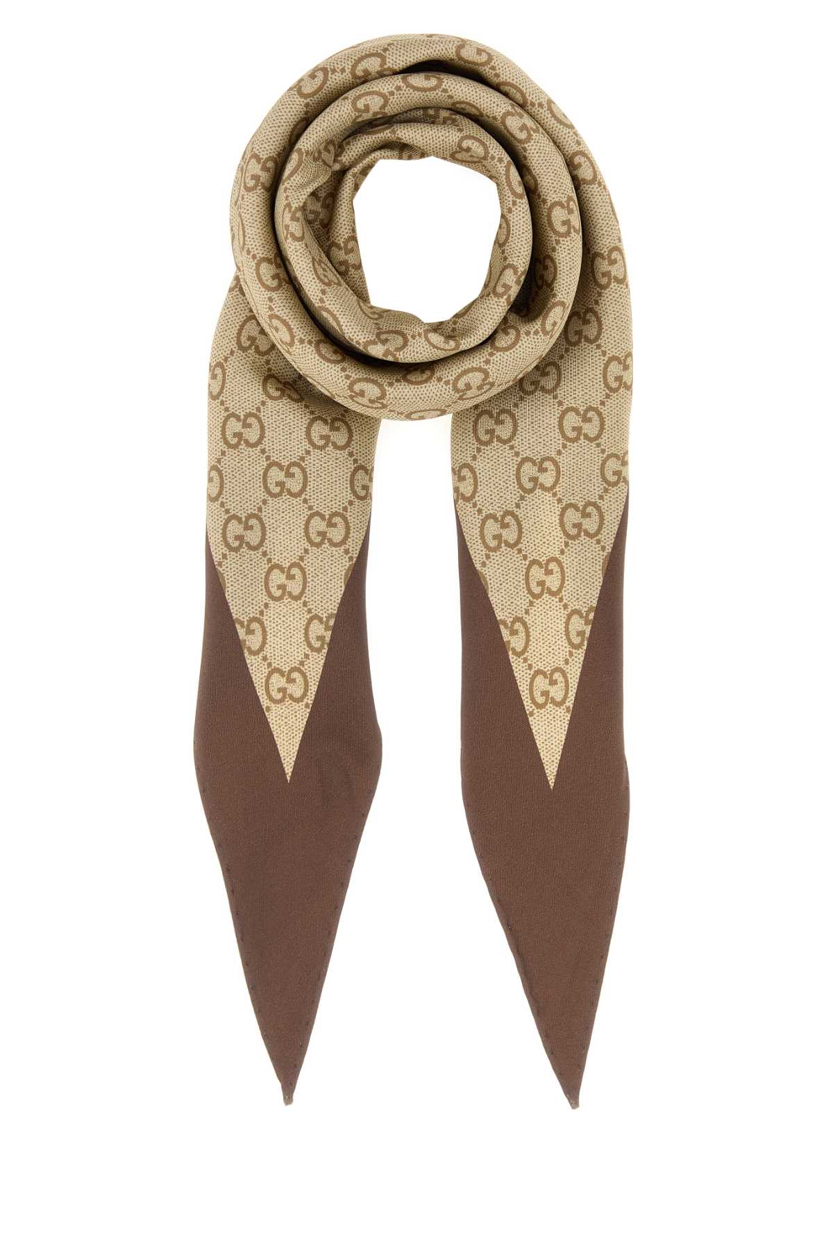 Shelllightbrown Exterior: Silk Sciarpe E Foulard