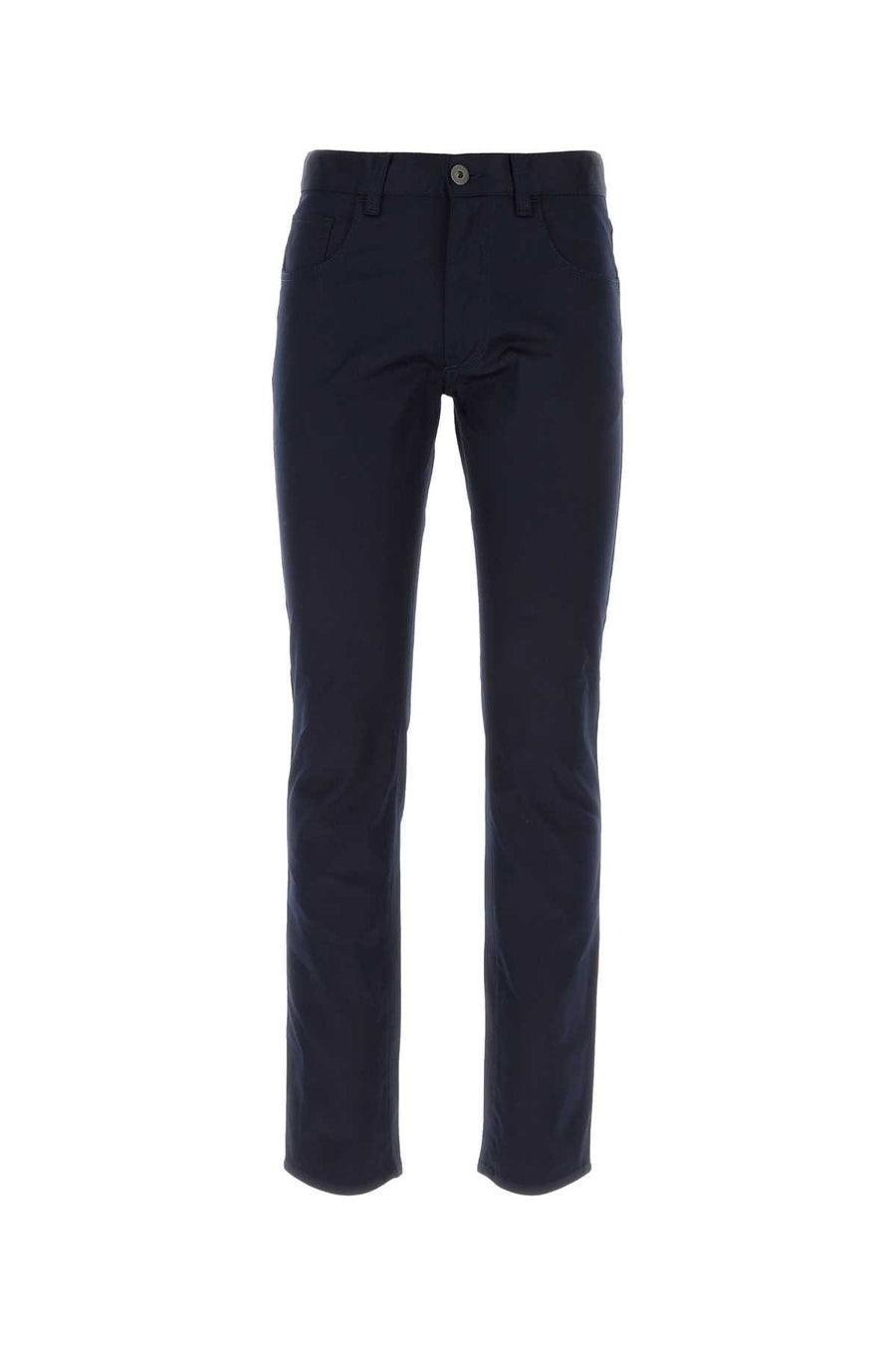 Prada 98% cotton chino pant in navy