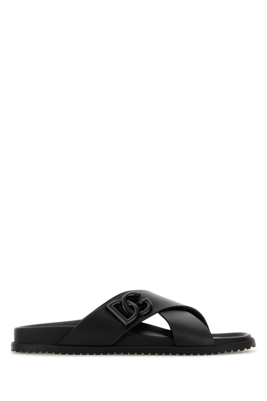 Dolce & Gabbana 100% Vitello slide in black