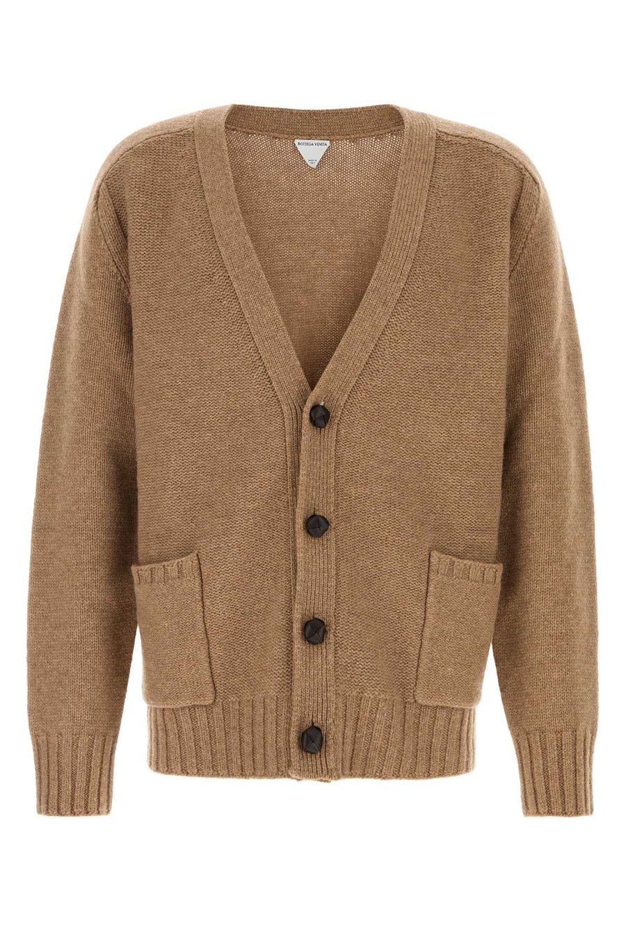 Bottega Veneta 100% Wool cardigan in caramel