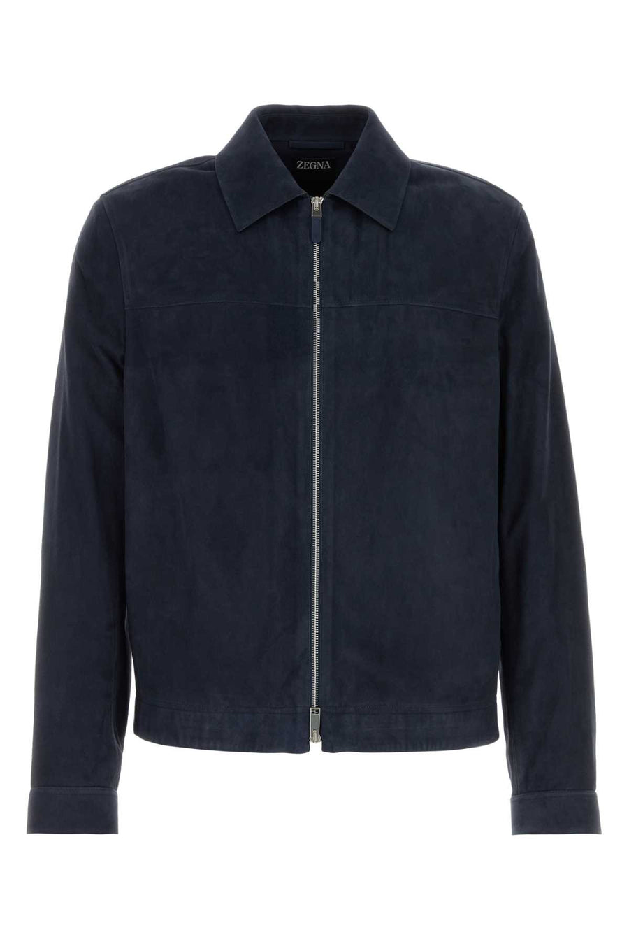 Zegna Blouson Exterior: 100% Lamb Suede; Lining: 100% Cotton jacket in navy