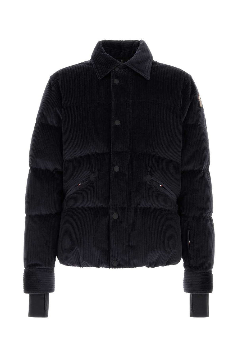 Moncler Grenoble Jacket Exterior: 98% Cotton down jacket in navy