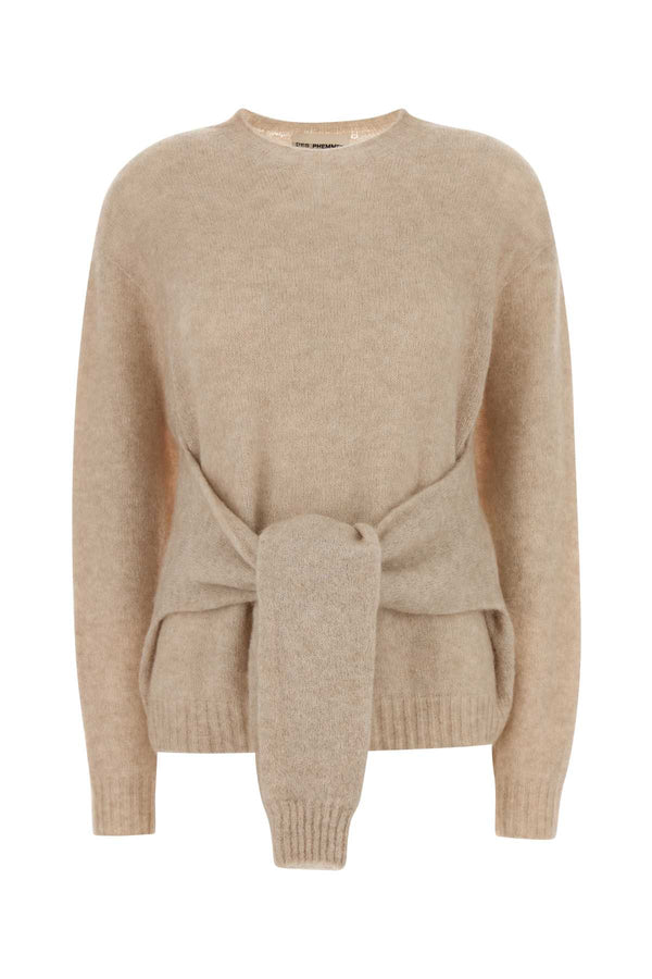 Des Phemmes Double 57% Nylon 42% Alpaca 1% Elastane sweater in beige