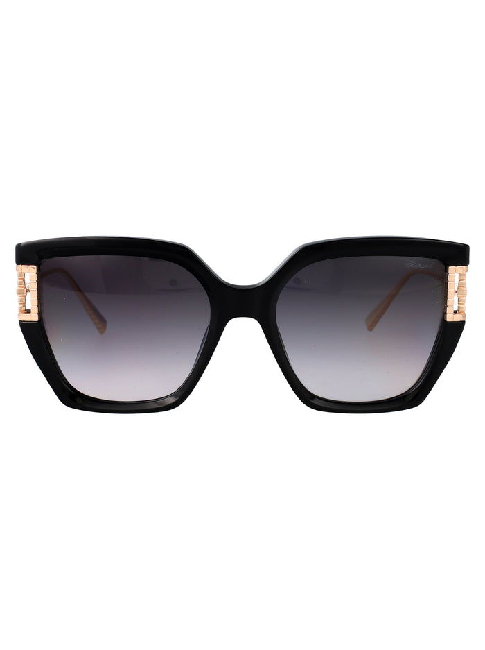 Sch378m Nero Super Black Titanium Sunglasses