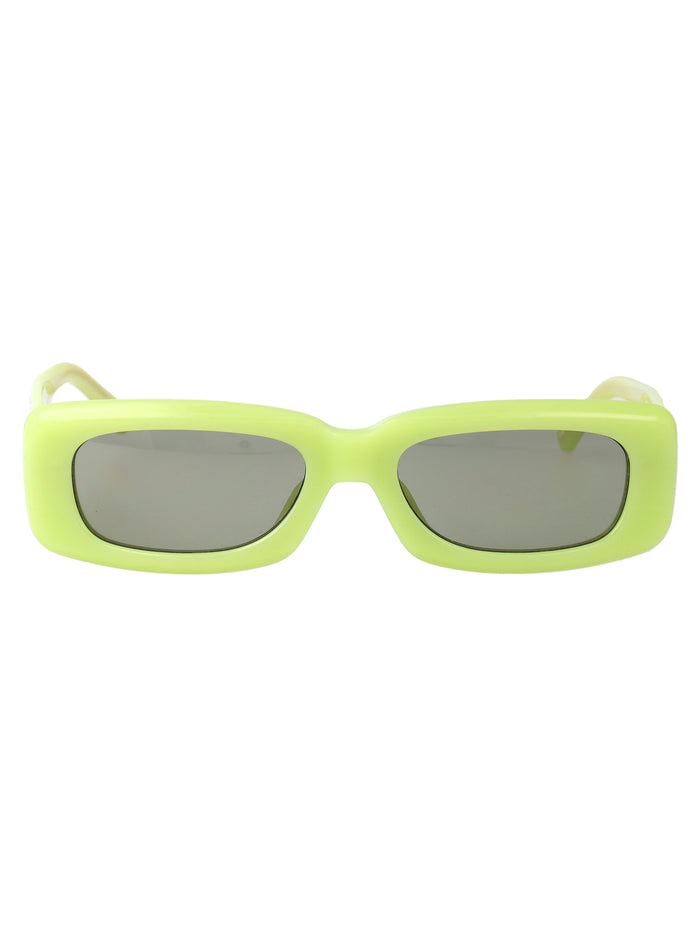 Mini Marfa Acid Green/ Yellow Gold/ Light Green Acetate Sunglasses