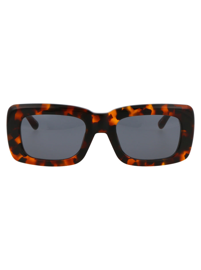 Attico3c24sun C24 T-shell/yellowgold/blue Acetate Sunglasses